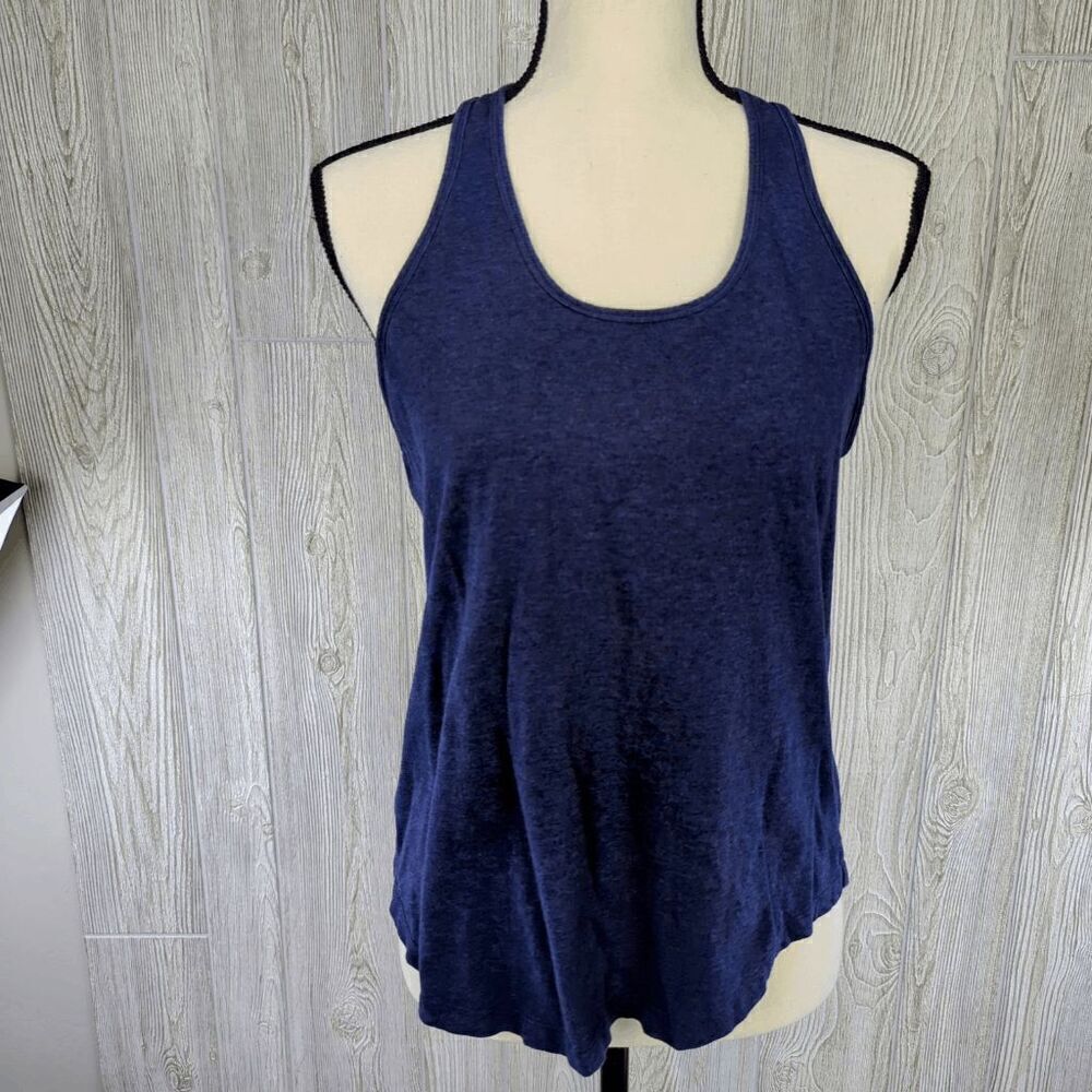 Rainbeau Women’s Medium Navy Blue Athletic Tank Top Shirt Racerback